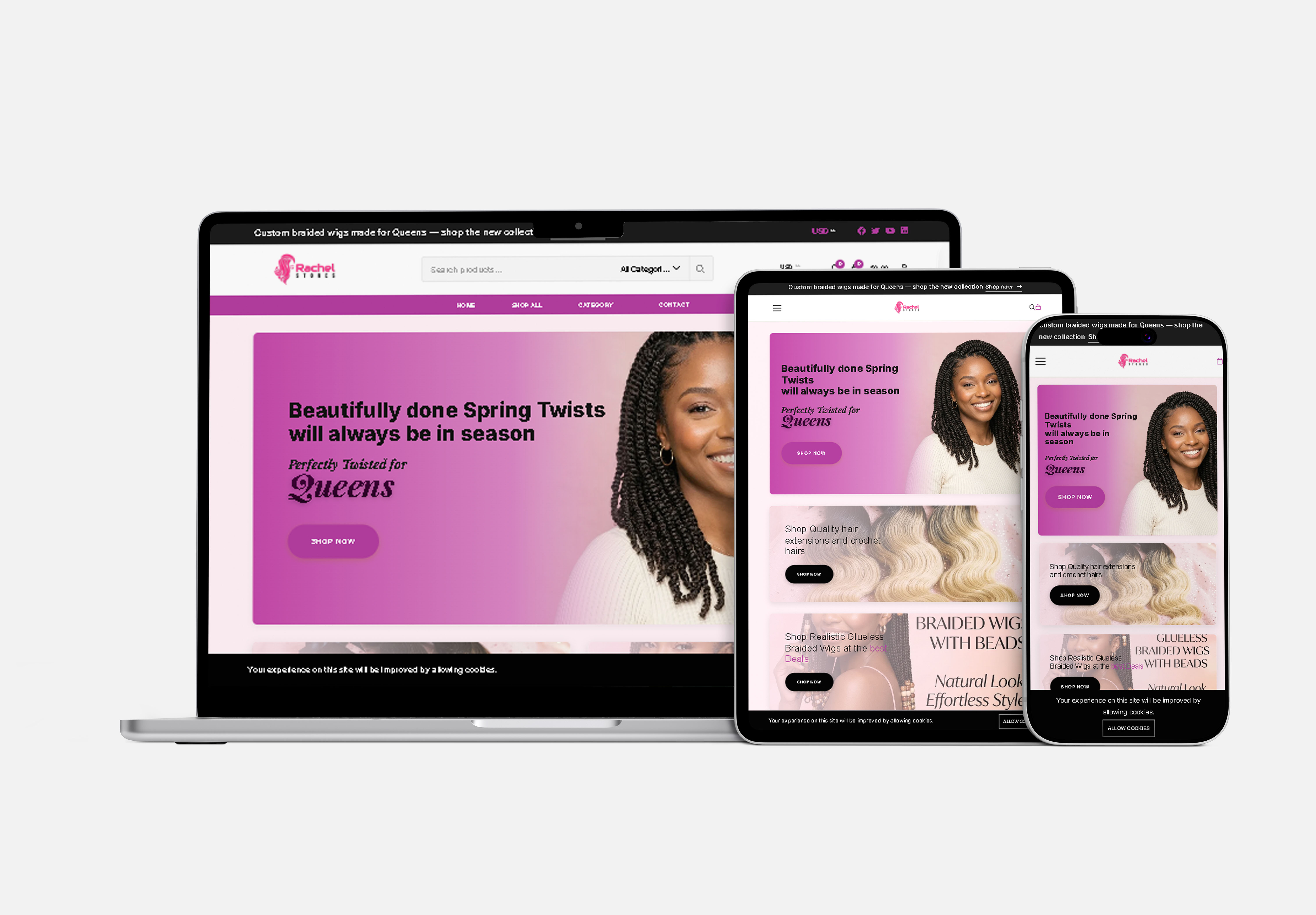 Premium Lifestyle eCommerce Website | Custom Online Store Development